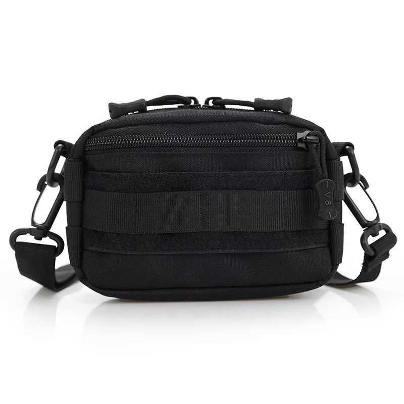 Tactical Messenger Sport Bag MOLLE Mini Crossbody Shoulder Nylon Waist Bag Personal Defense Ultra-light Range Bags Z250411