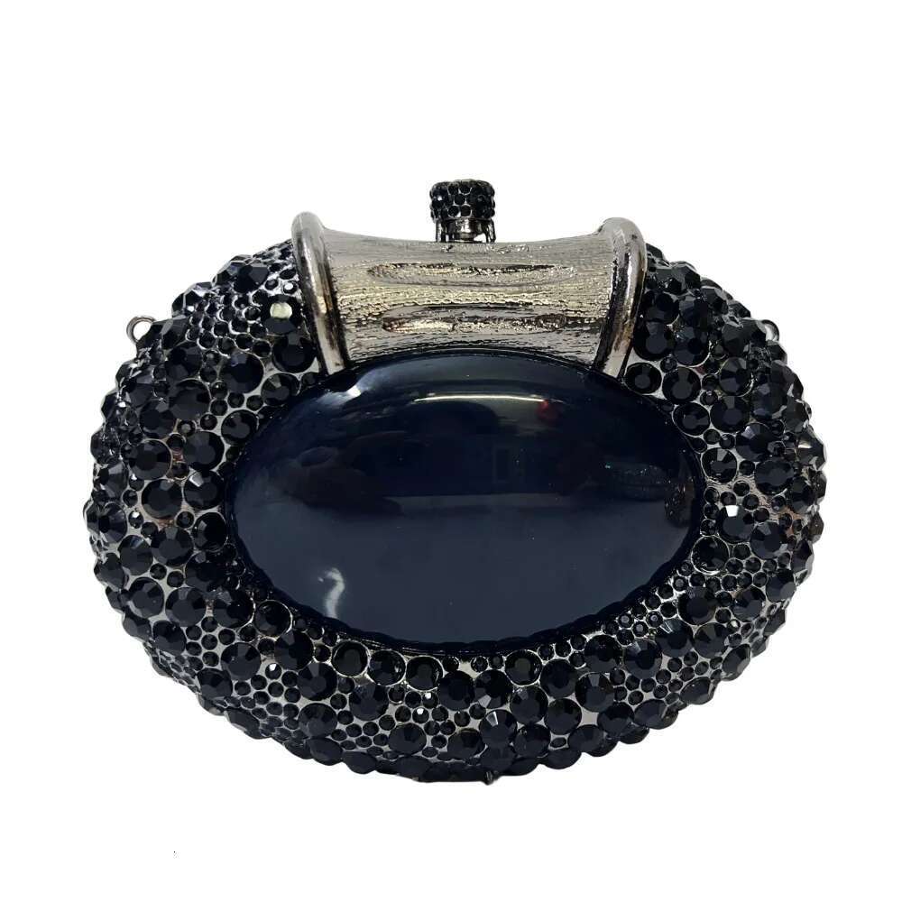 XIYUAN Emerald Green Women Crystals Evening Clutch Bags Party Tail Rhie Minaudiere Handbags Gems Day Clutches Wedding