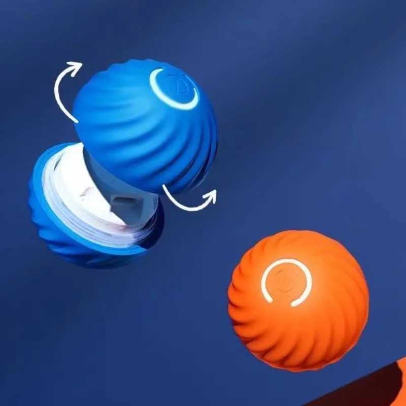 High Quality Pet toy ball automatic movement dog toy ball intelligent USB jumping rotation interactive dog chewing toy ball T2504012