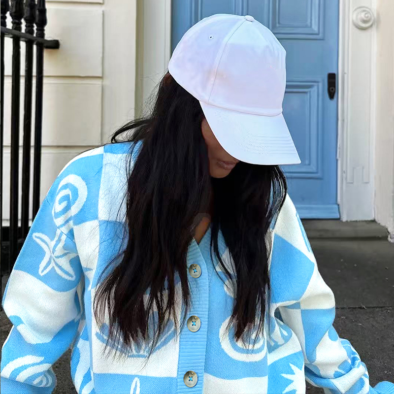 Women's color-block sweater cardigan long-sleeve, loose sweater that's a best-seller during the back-to-school season---NBL170