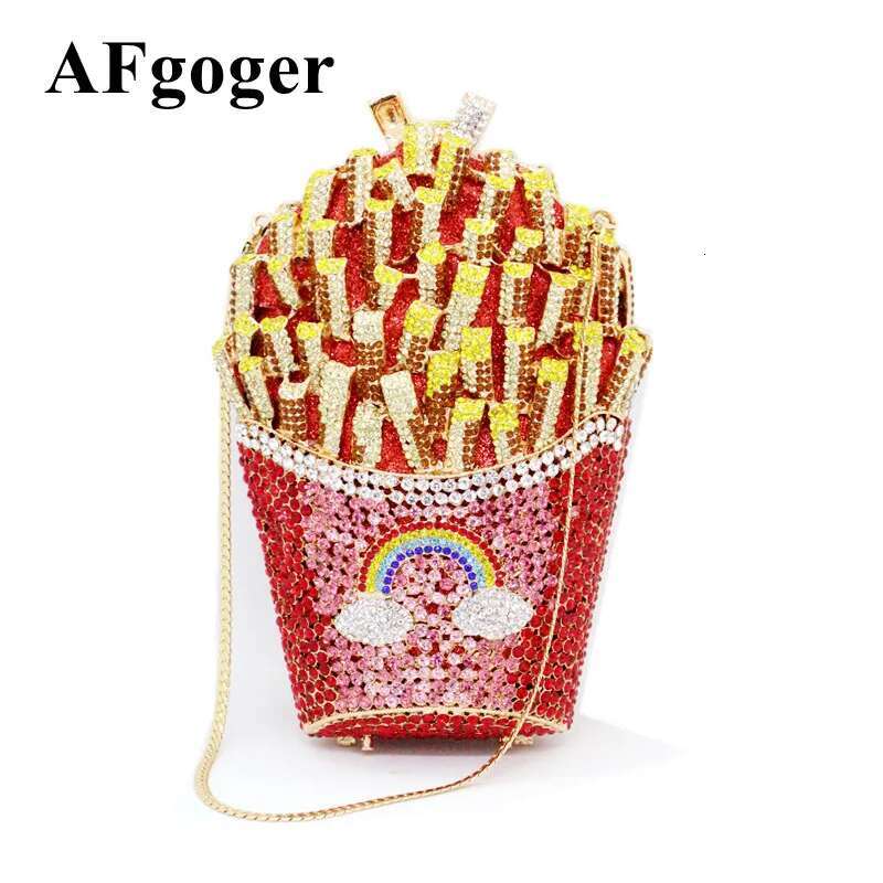 Fashion Crystal Handbags Designer Rhie Chips Clutch Purse For Ladies Wedding Bridal Evening Bags