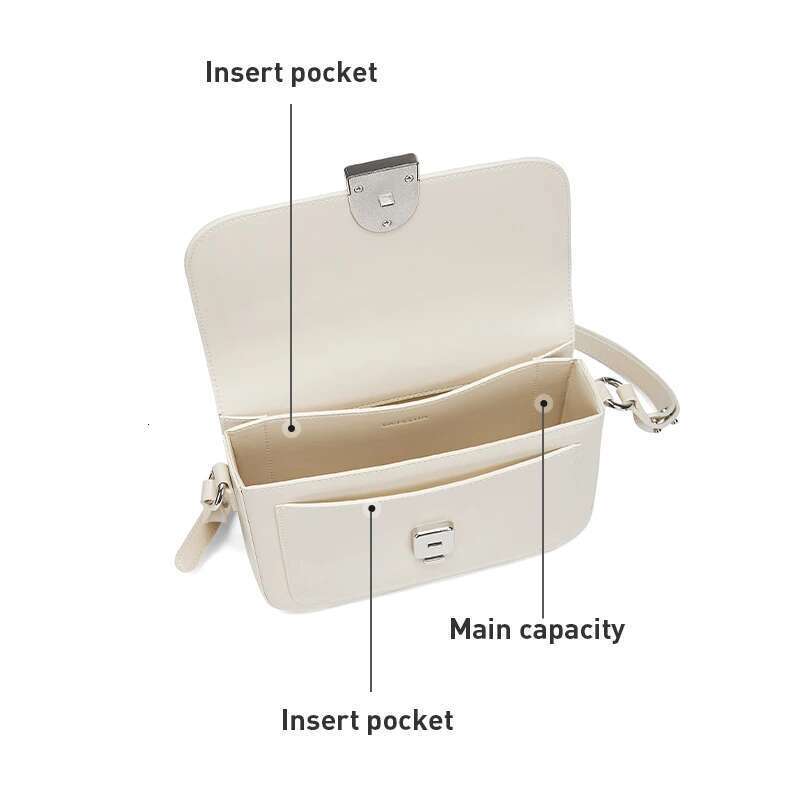 LA FESTIN Original New Handbag 2024 Women's Bag Shoulder Chain Leather Crossbody Bag A-E Door Series