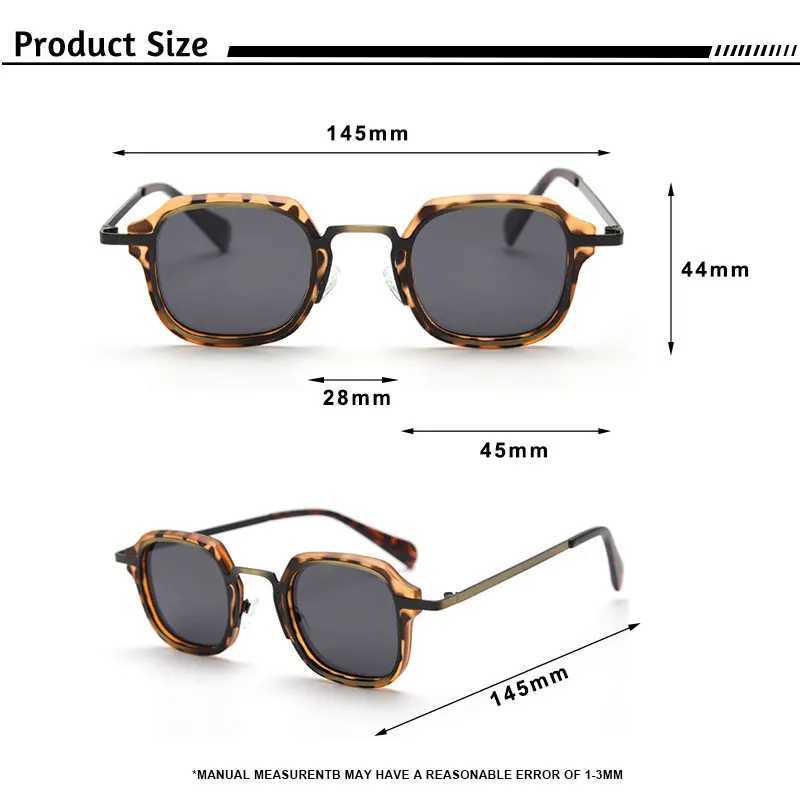 Caterside Punk Retro Polarized Sunglasses Men Mental Fashion Square Sun Glasses Women Outdoor Travel Driving Eyewear UV400 Z250411