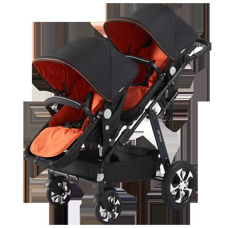 New twin stroller 2-in-1 travel stroller newborn stroller portable stroller twin stroller W250411