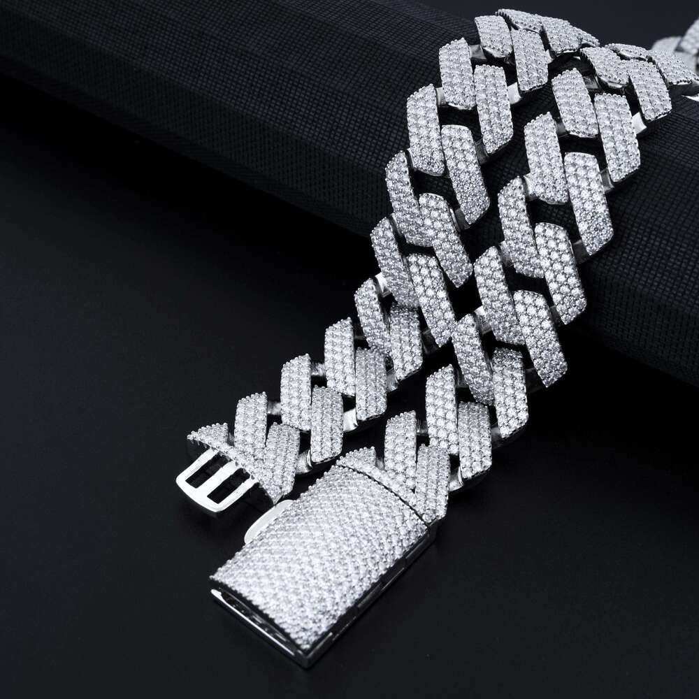 Wholesale 6MM 8MM 10MM 12MM VVS D Moissanite k Chains Men Fast Sier Hip Hop Jewelry Iced Out Dia Cuban Chain