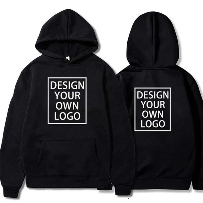 POD customization Customized Men Women Sweatshirt Pullovers Mens Pullovers Custom Hoodie Personalized Badges Custom Top Unisex SweetshirtsT251112