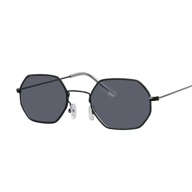 Hexagon Yellow Sunglasses Woman Retro Brand Designer Classic Sun Glasses For WomanLuxury Ladies Sunglasses Mirror Female Oculos Z250411
