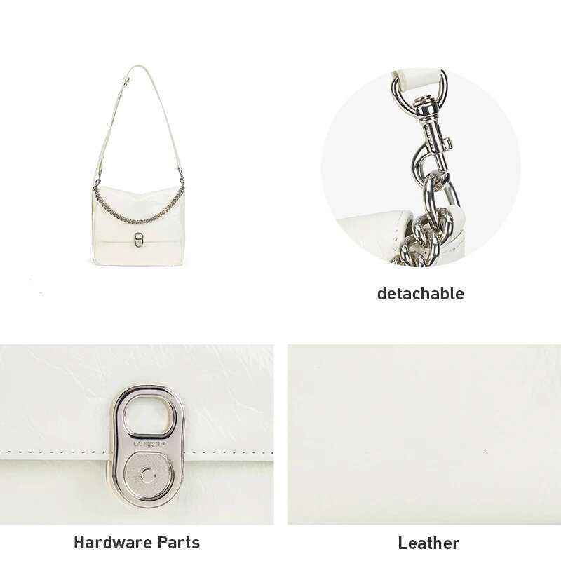 LA FESTIN Original 2024 New Leather Women's Bag Chain Shoulder Crossbody Bag Large Capacity Bags Handbag