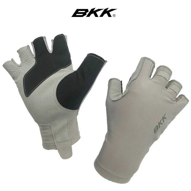New BKIKI Fishing Half-finger Gloves Thin Outdoor Sports Non-slip Fitness Cycling FingerlessC250412