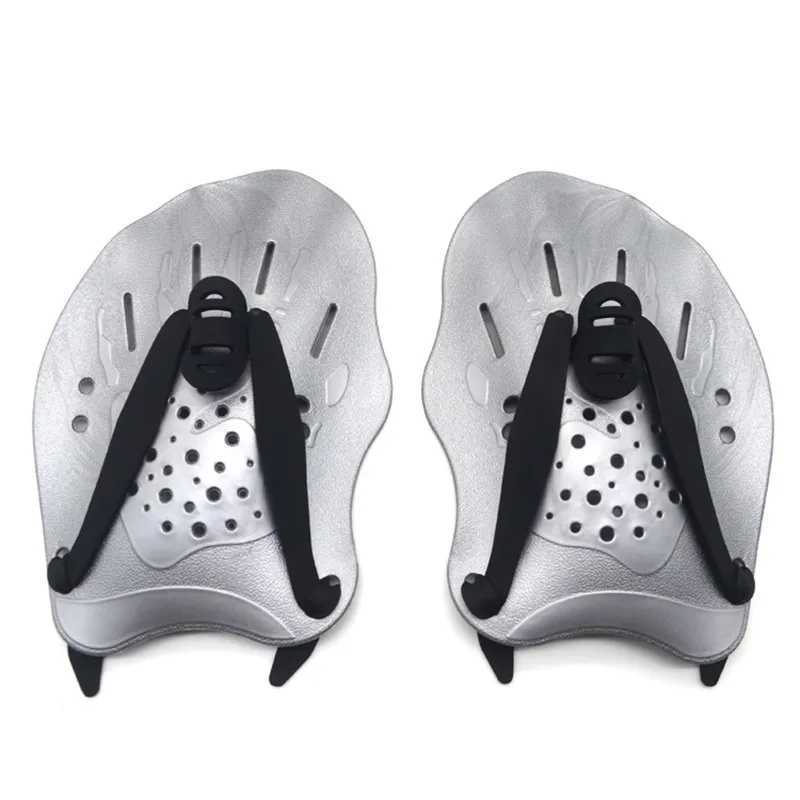 Children and adults water sports inflatable swimming paddle training swimming training tools hand net glovesY250412