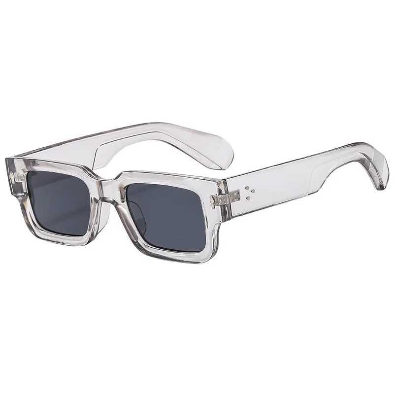 New Mens Personality Minimalist Style Sunglasses Fashion Cool Retro Rectangle Glasses Oculos De Sol Femino Z250411