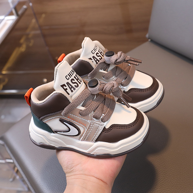 Boys and Girls Fashion Casual Sneakers Kid Running Shoes Basketball Shoes Kidszworld Children Sport Baby Toddler Outdoor Shoes Sizes 21 - 30 K0234