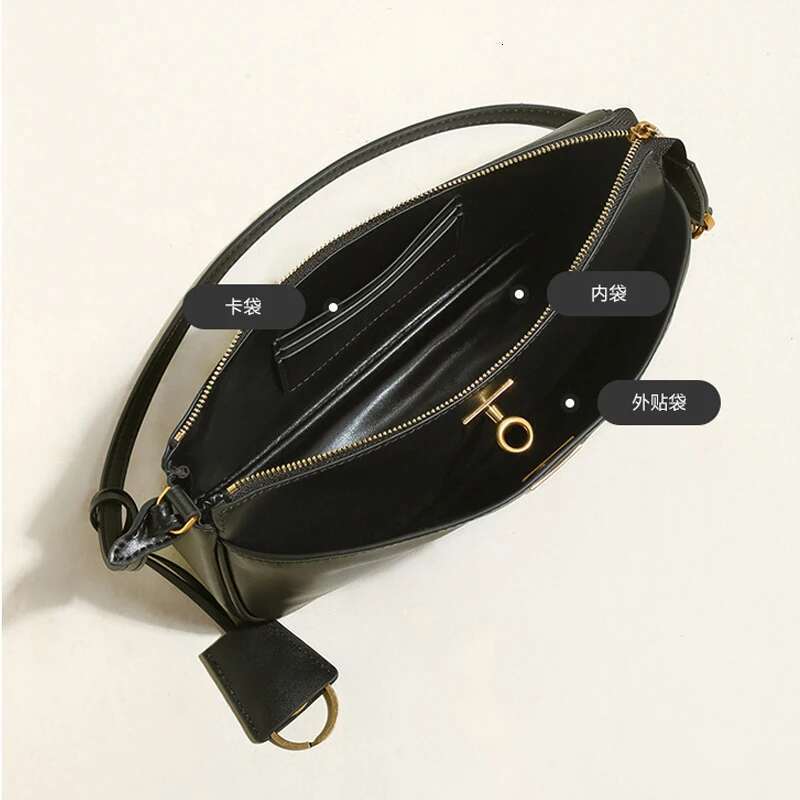 Top Quality Rodeo Split Leather Black Cowhide Totes Gold Buckle Shoulder Bags Fashion Women Handbags