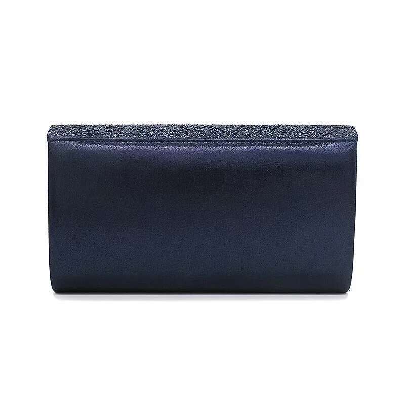 Party Purses and Handbags Sier Women Evening Envelope Handbag Prom Sequin Clutch Purse Chain Shoulder Cross Body Bag For