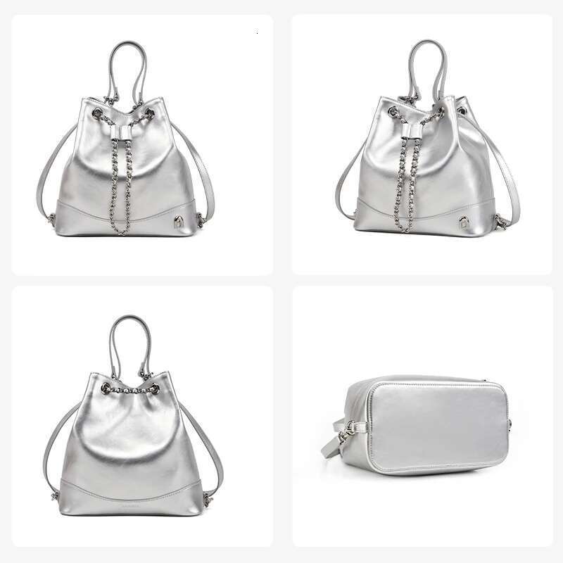LA FESTIN Original 2024 New Versatile Backpack For Women Y2k Large Capacity Chain Girl School Travel Book Bag
