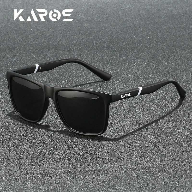 KAROS Polarized Sunglasses Men Women Sports Fishing Mirror Sun Glassses Driving Outdoor Travel Ultralight UV400 Eyewear YZ2015 Z250411