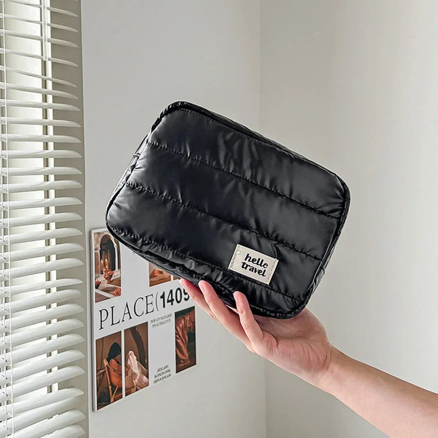 Large capacity makeup bag makeup bag toilet bag portable storage bag travel organizer 250410