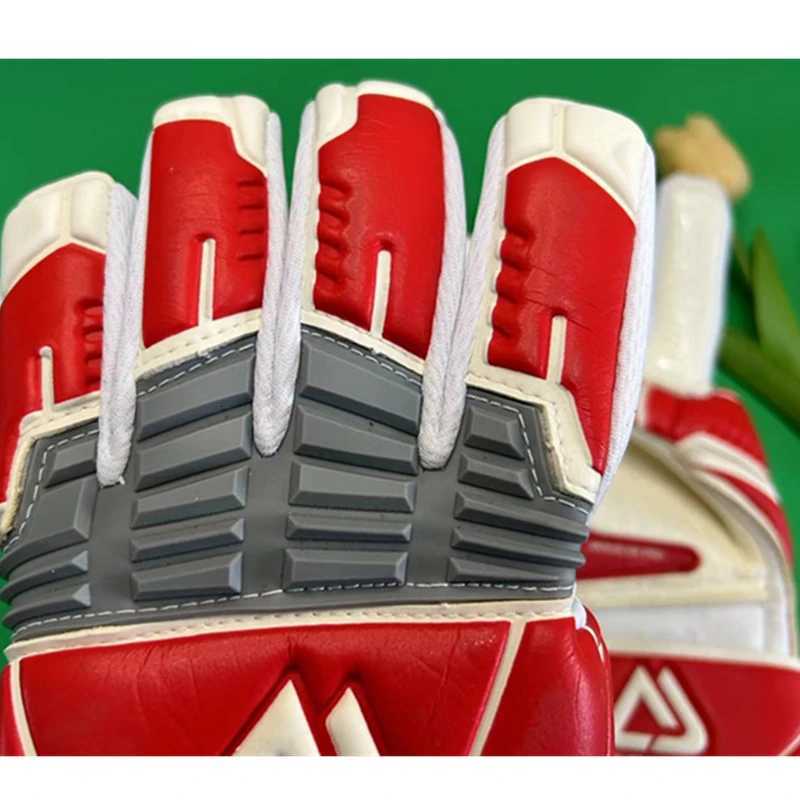 Professional Match Grade Goalie CONTACT Latex Without Protective Fingers Inseam Wear Resistant Adults Soccer Goalkeeper GlovesW251112