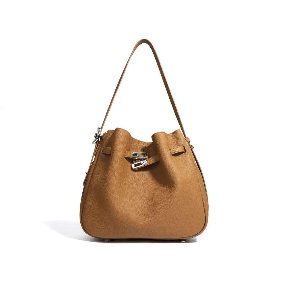 designer genuine leather handbag ladies large womens bag highquality casual crossbody new bucket bags