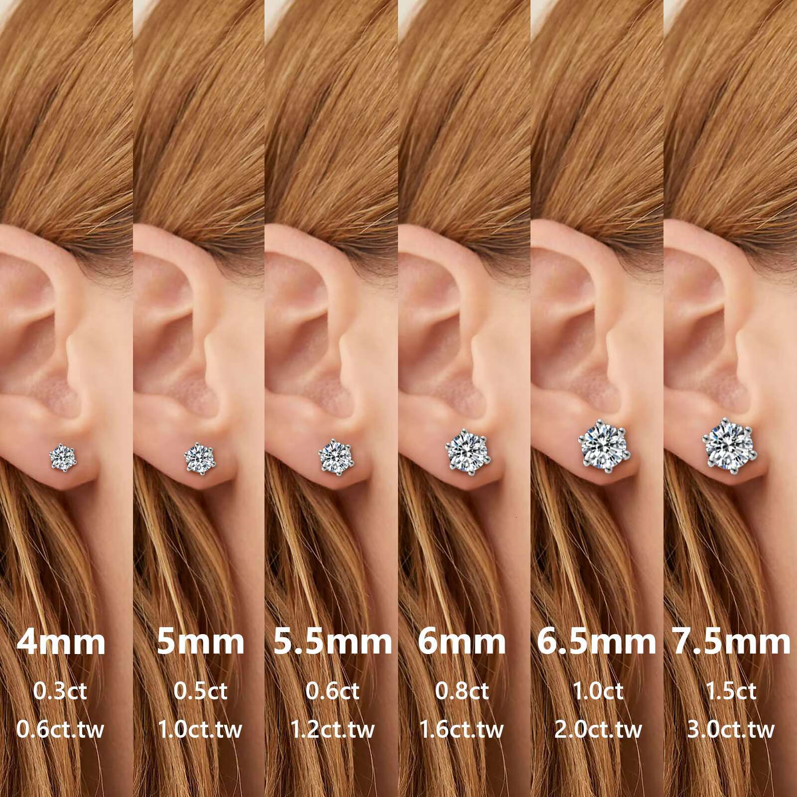 Bulk Wholesale Moissanite Flower Stud 925 Sterling Silver Luxury Fine Jewelry Gifts Men Women GRA Certified VVS Diamond Earring