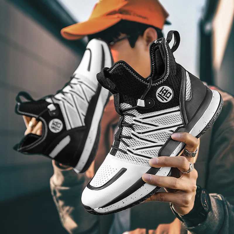 High Top Mesh Running Shoes Korean Fashion Students Casual Sneaker Non-slip Versatile Couple Shoes Mascino Zapatillas Hbre Z250411