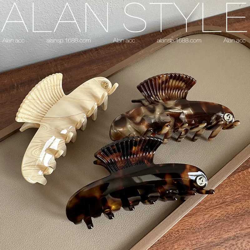 9cm long acetate hair crab hairpin suitable for girls to roll up their hair style Dalis claws Y2504012