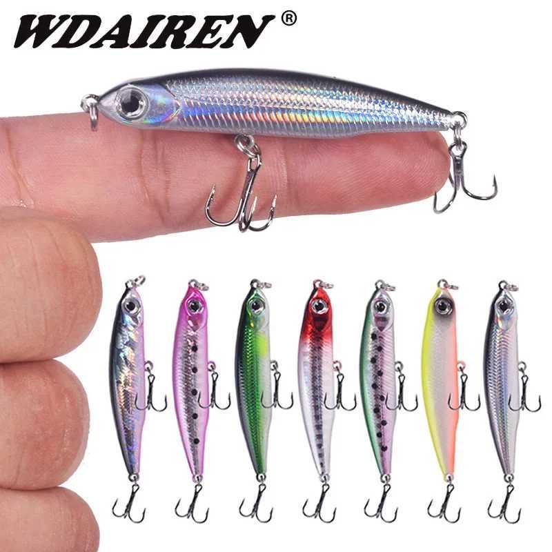 1 Pc Sinking Pencil Fishing Lure 6.3cm 6g Long Throw Wobblers Tackle for Bass Trout with Hook Artificial Hard Bait Crankbaits Z250411