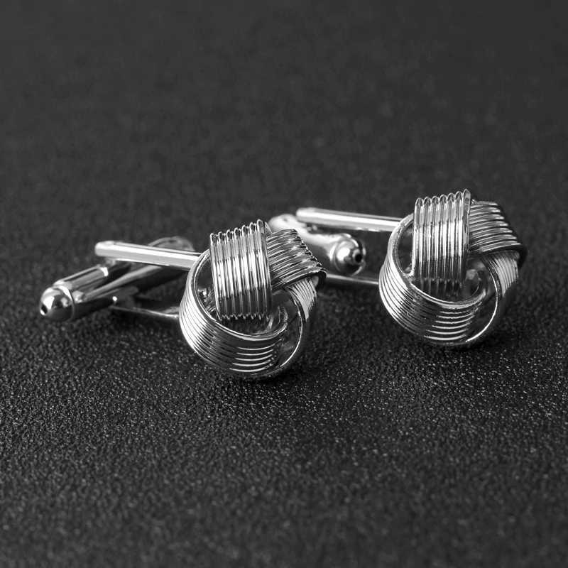 Mens shirt cufflinks silver gold galvanized unique fashion business wedding French cufflinksT250412