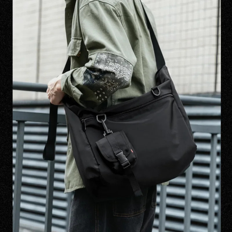 Korean cross body bag mens shoulder bag multifunctional bag casual messenger bag fashion mini bag 250411