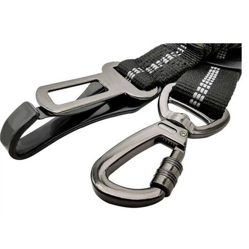 Adjustable pet dogs car seats seat belts vehicle belts reflective nylon rope covers small dog accessories Y250412