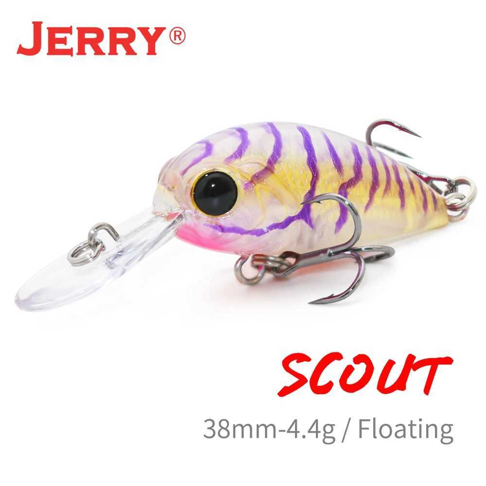 Jerry Scout Ultralight Floating Wobbler Deep Diving Artificial Bait 38mm Crackbait Bass Pike Perch Fishing Z250411