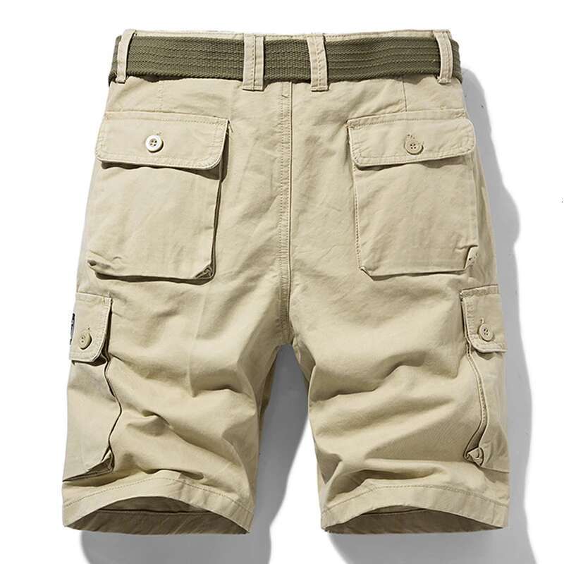New Summer Cotton Cargo Fashion Breeche Bermuda Beach Jogger Men Tactical Casual Shorts Male Dropshipping
