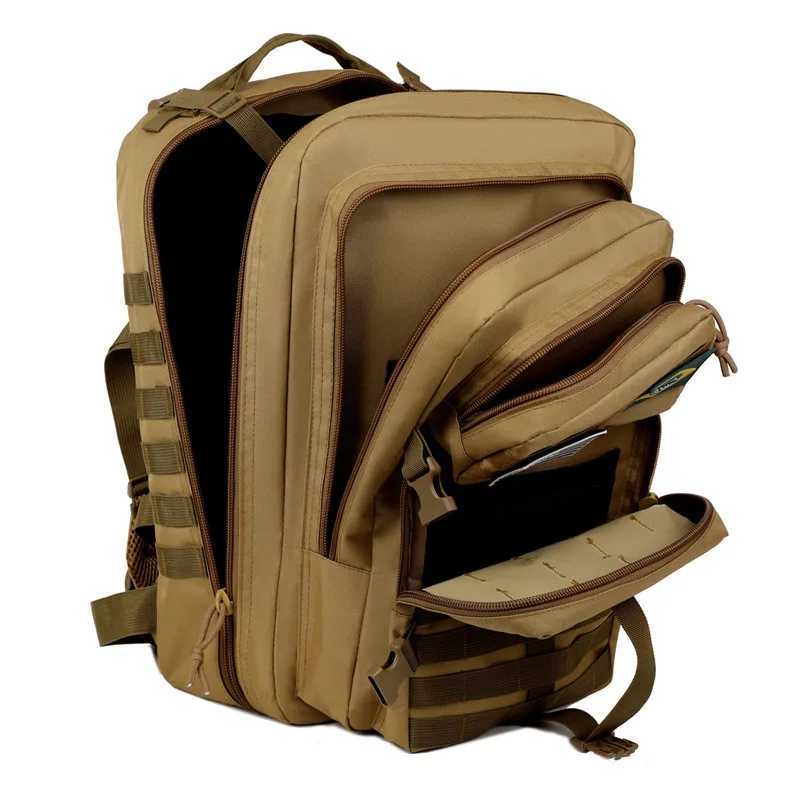 50L capacity outdoor tactical backpack for hiking and mountaineering durable and water-resistant multifunctional backpack Z250411