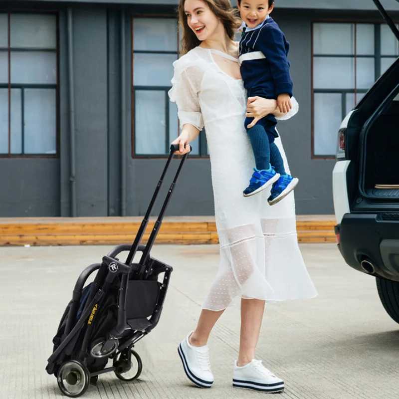 Lightweight Highview Baby Stroller Portable Foldable Travel Baby Stroller Can Sit or Lie Down Multifunction Baby Carriage W250910