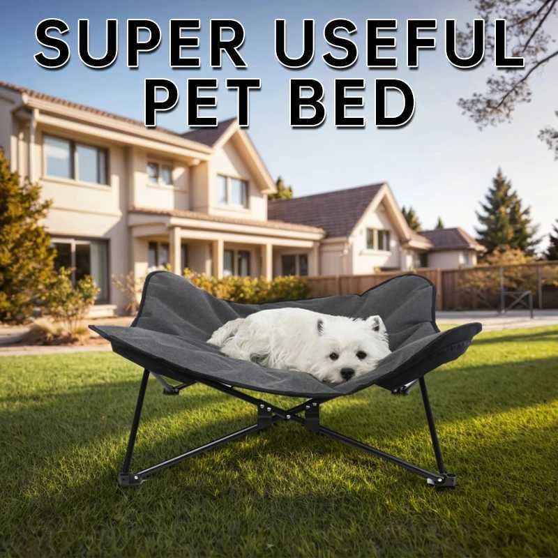 Camping folding dog house comfortable and detachable cat and dog mats portable pet bed waterproof and bite resistant X250412