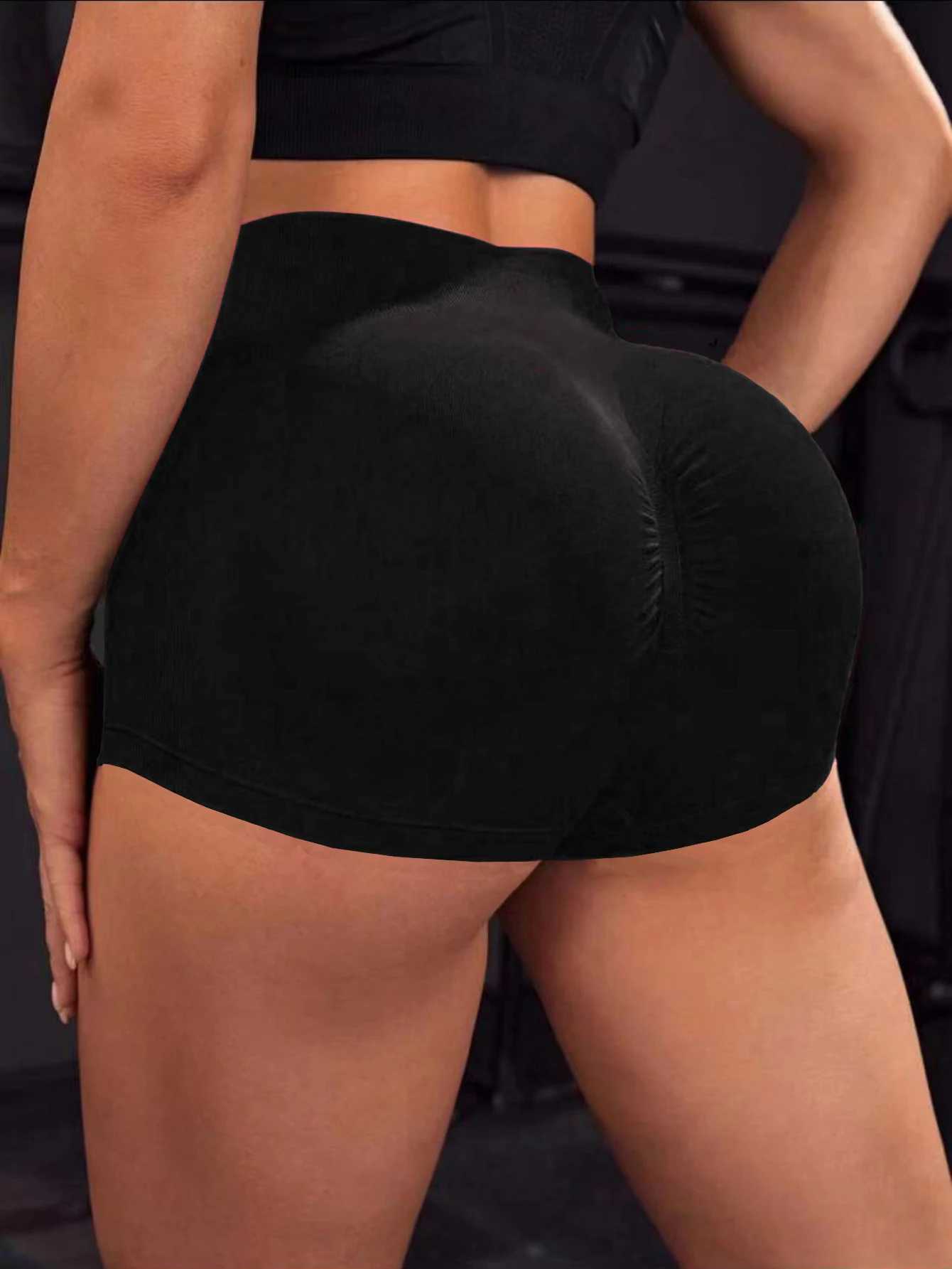 Womens high waisted yoga sweatpants with three-point Trouser long legs seamless high elasticity tight fitting running and fitness pants Y250412