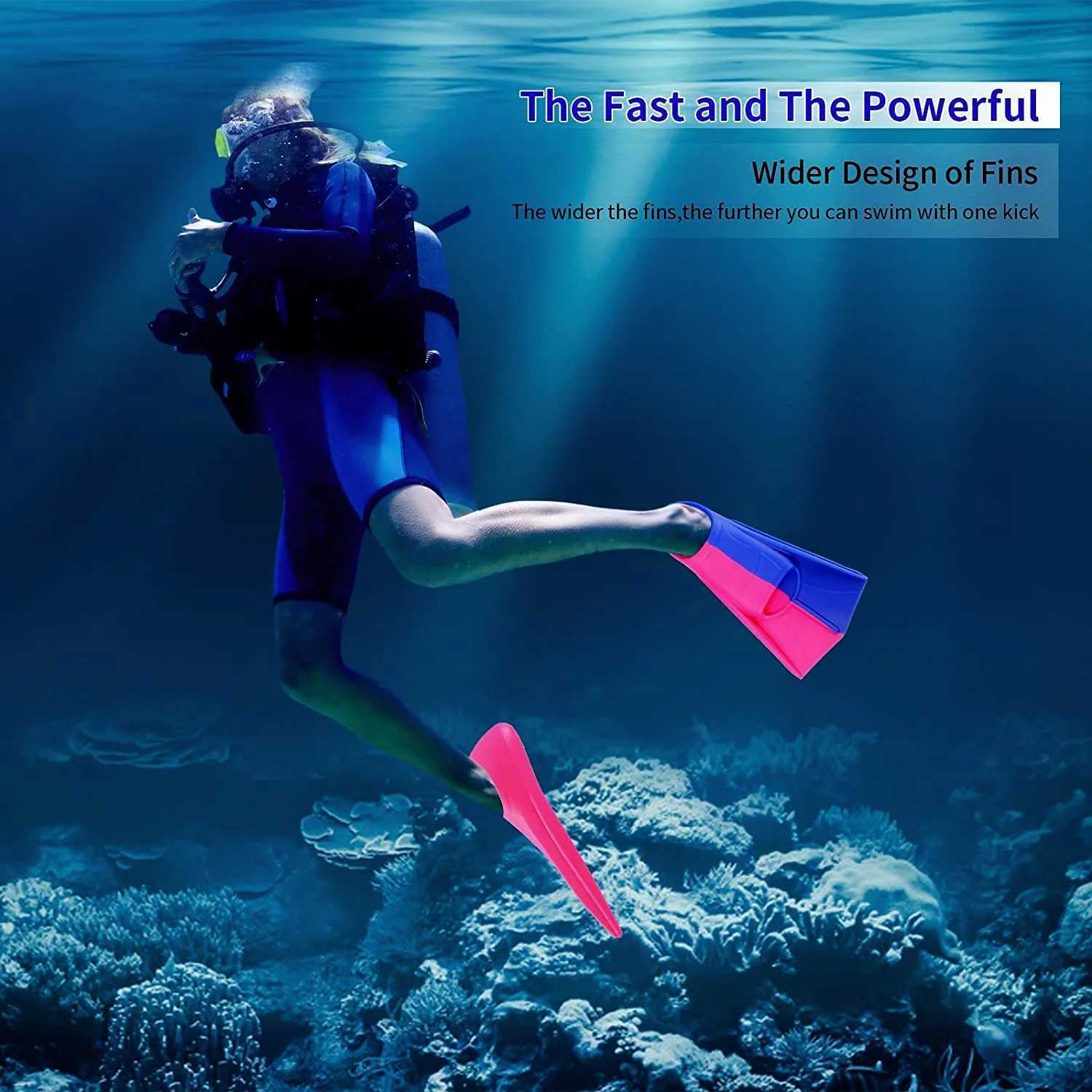 Professional silicone short flip frog shoes for children without swimming or snorkeling equipment finsY250412
