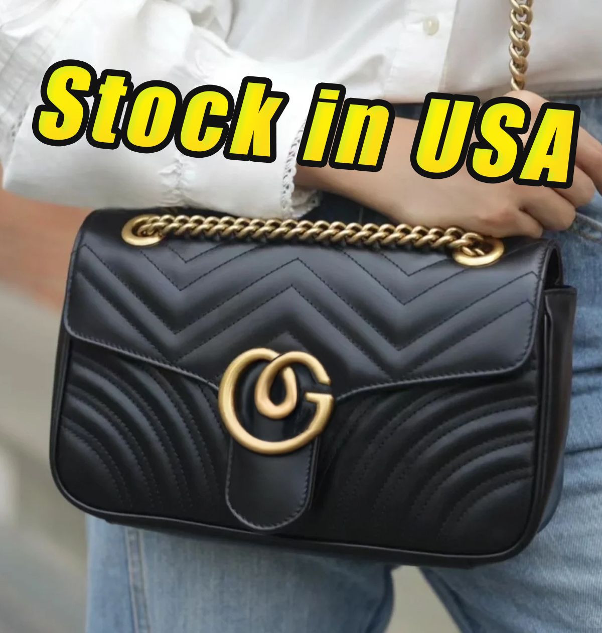 Designer saddle bag marmont marmonts designer for women shoulder crossbody handbag purse large tote Designer handbags Bag with a diamond pattern and metal chain