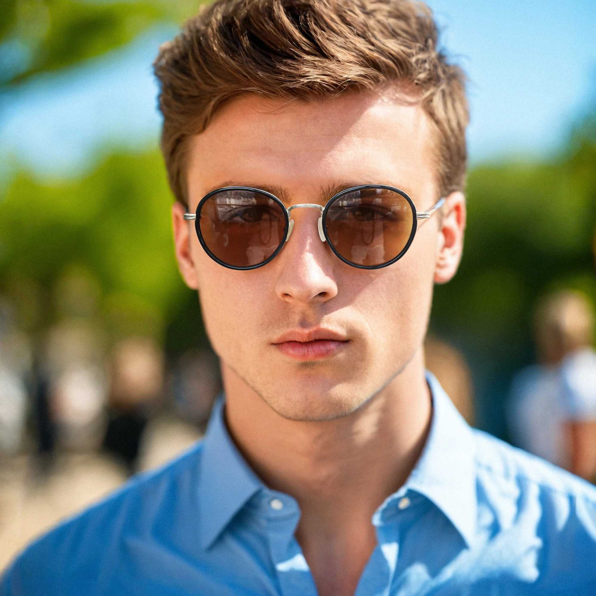ZENOTTIC Steampunk Sunglasses Round Polarized Mirror(01 color) Sun Glasses for Women Men Vintage shades UV400 Z250411