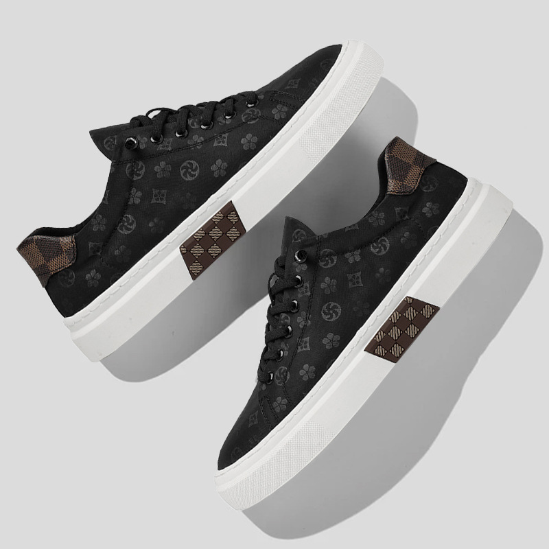 Fashion Classic Trend Print Sneakers New Style Men Casual Canvas shoes Street Style Cool Versatile Outdoor Shoes Sizes 38-44 Free Shipping