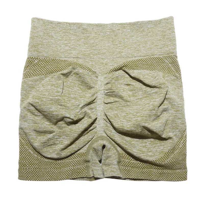 High waisted fitness bike shorts suitable for women peach buttocks hip lifting short legs slim bottom gym exercise summer yoga shorts Y250412