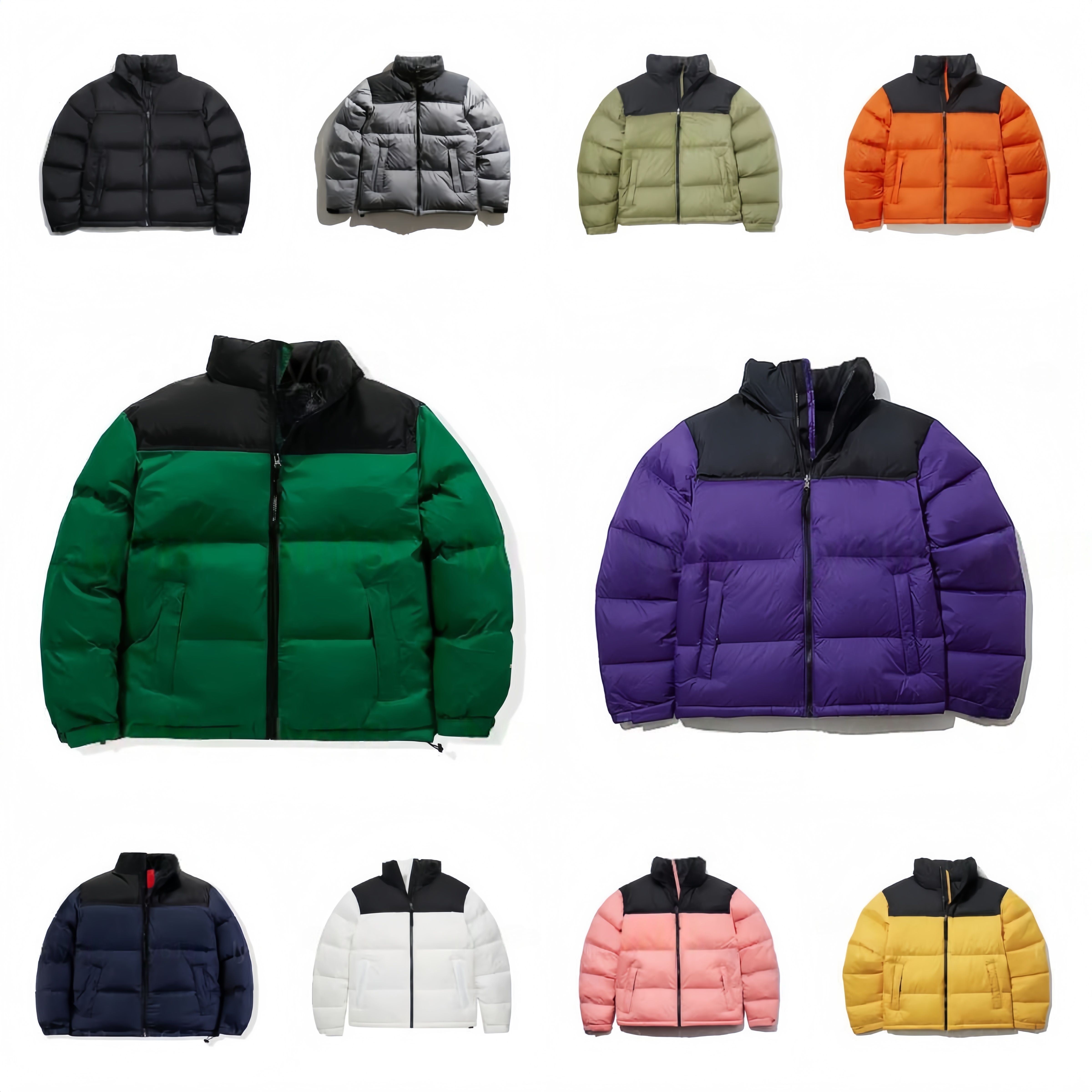 norths puffer jacket designer mens winter Coat large Size Coats zip long sleeve Windbreaker Outerwear High Quality Classic brand warm Coat