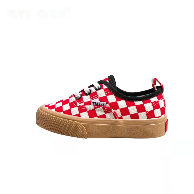 Children's Canvas Shoes 2025 New Fashion Kids Sneakers Breathable Kidszworld Boys and Girls Low-top Casual Shoes Size 25 - 37 K0246
