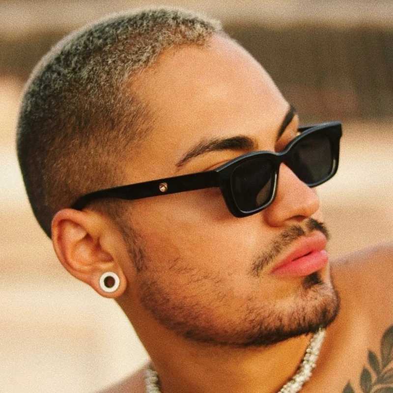 New Square Sunglasses Man Brand Designer Vintage Sun Glasses Male Fashion Multicolor Mirror Small Frame Travel Oculos De Sol Z250411