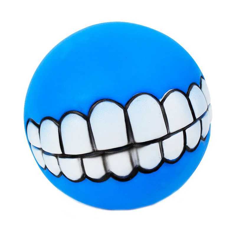 High Quality 1 rubber dog toy squeeze clean teeth dog chew toy small dog toy ball bite resistant pet supplies pet store diameter 7cm T2504012