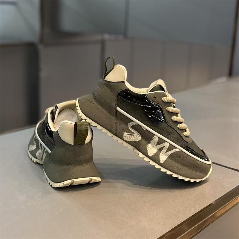 Free shipping designer Running Shoes foe men sport outdoor casual shoes vintage message Athleisure black shoes