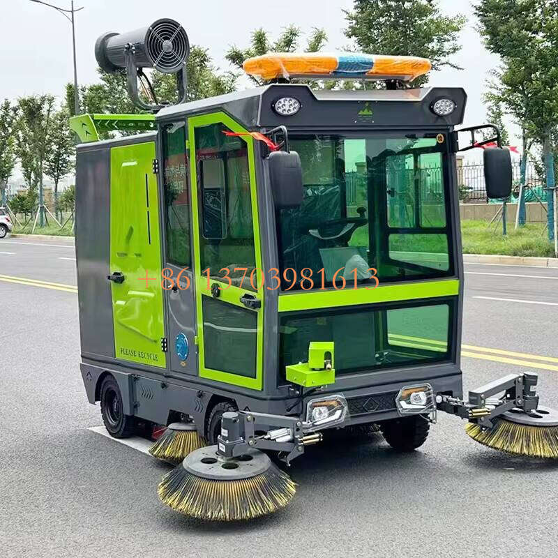 Multi-functional Street Road Sweeper Large Driving Outdoor Vacuum Cleaning Machine