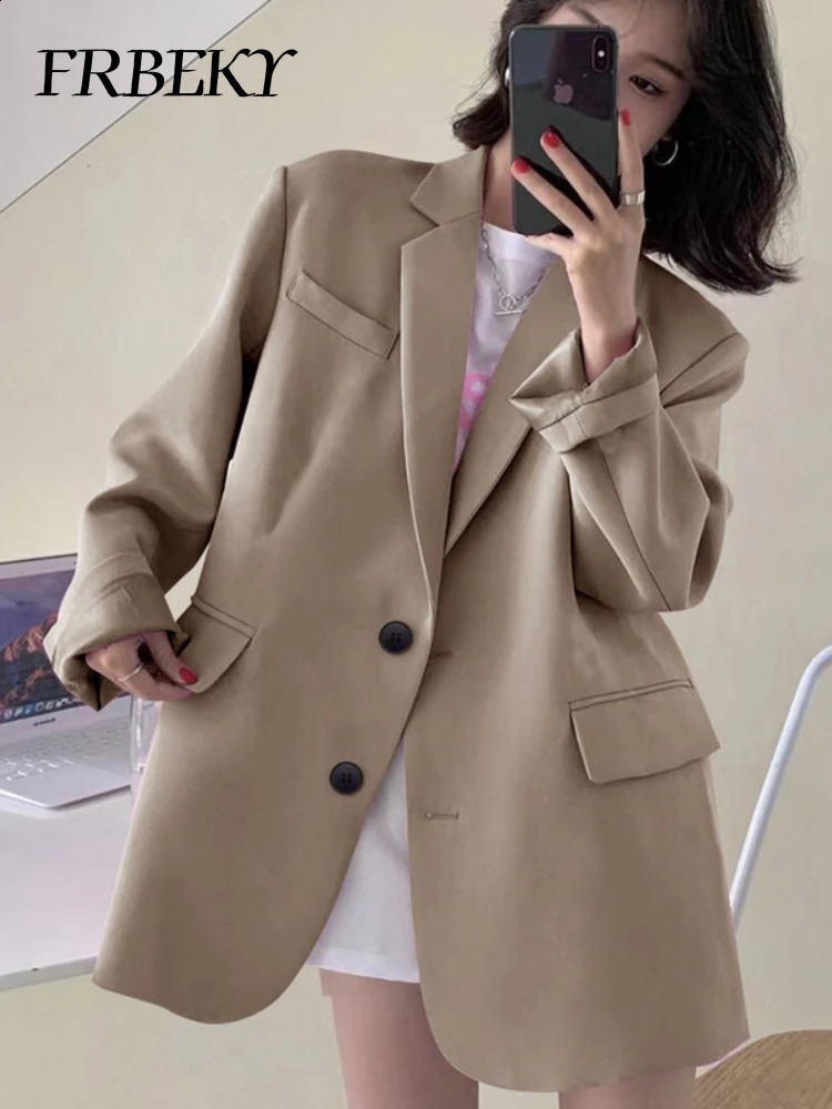 Womens Jacket SpringSummer Solid Color Set Fashion Leisure Comfort Clothing Coat 250407