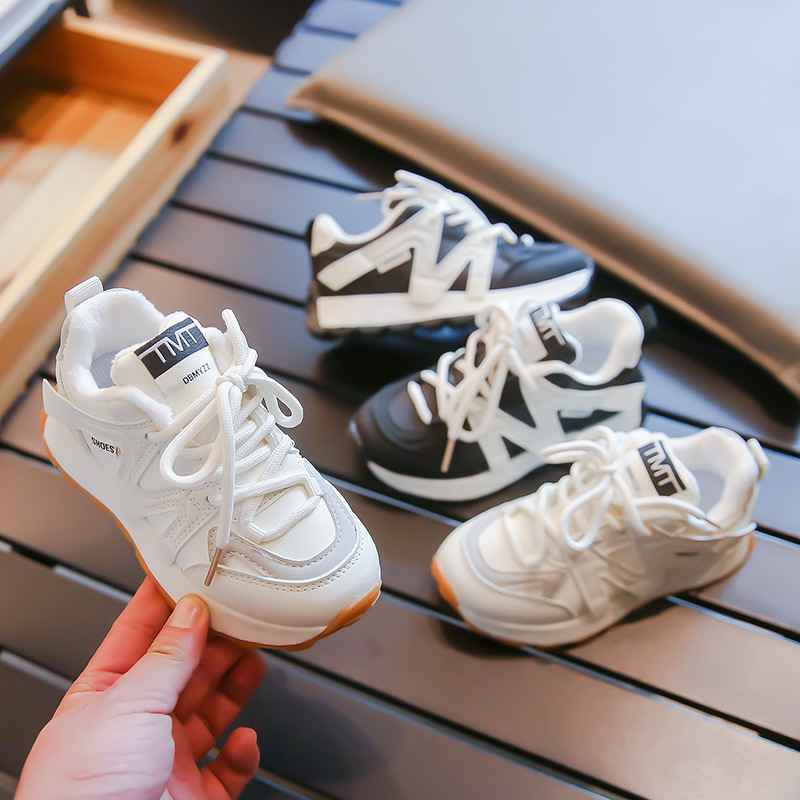 Children Shoes Girls Boys Sneakers Running Anti slip Soft Bottom Comfortable Kidszworld Kids Toddler Casual Sport White Shoes Trainers Sizes 26 - 37 K