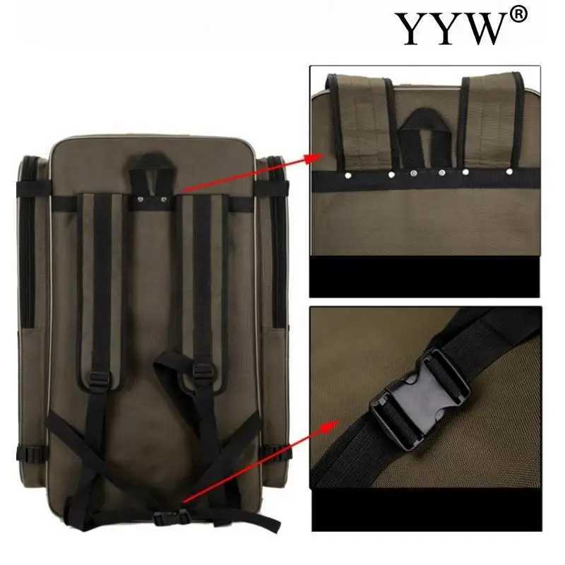 70cm 80cm 90cm Oxford Fabric Multifunction Fishing Chair Bag Fishing Gear Backpack Rod Bags Tackle Fish Lures Storage Tool Case Z250411